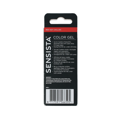 Sensista Color gel red hot chillies 7.50 Milliliter