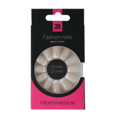 2B Nails french medium 24.00 Stuks