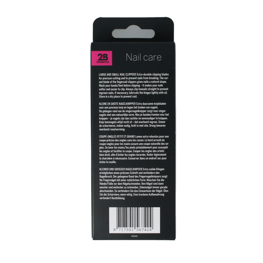 2B Nailcare clippers 2 Stuks