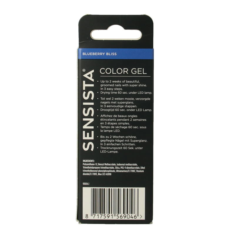 Sensista Color gel blueberry bliss 7.5 Milliliter