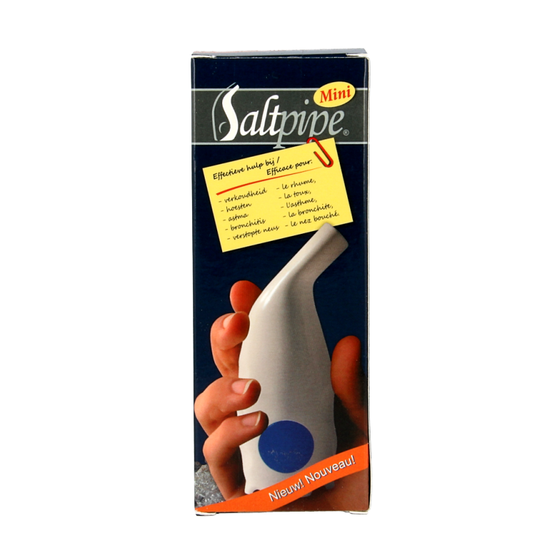 Saltpipe Mini zout inhalator met halitzout 25 Gram