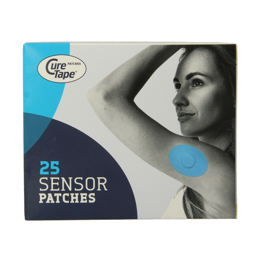 Cure Tape Sensor patch blue 25 Stuks