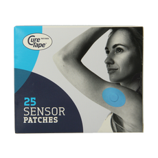 Cure Tape Sensor patch blue 25 Stuks