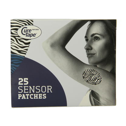 Cure Tape Sensor patch zebra 25.00 Stuks