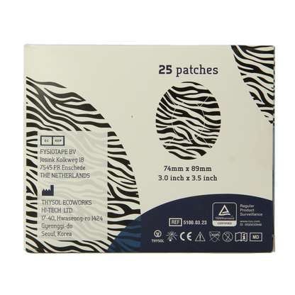 Cure Tape Sensor patch zebra 25.00 Stuks