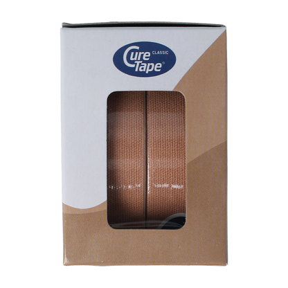 Cure Tape Kinesiotape 2.5cm x 5mtr beige 2.00 Stuks