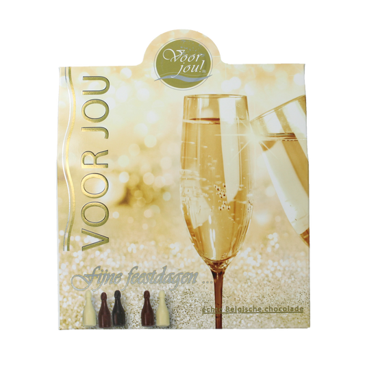 Voor Jou! Wensdoosje trendy fijne feestdagen 100 Gram