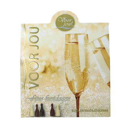 Voor Jou! Wensdoosje trendy fijne feestdagen 100.00 Gram