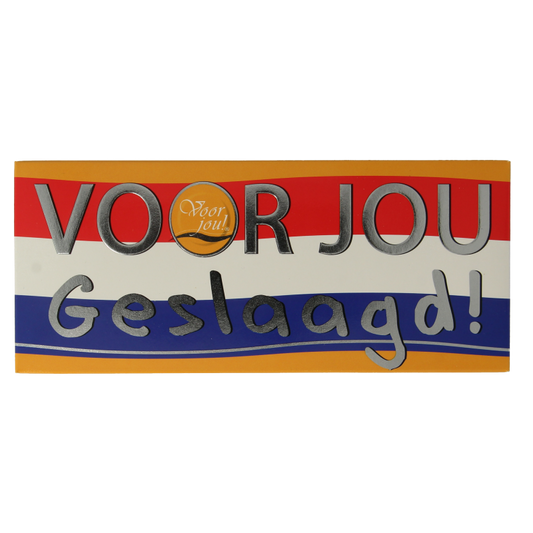 Voor Jou! Wensreep geslaagd 70 Gram