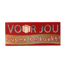 Voor Jou! Wensreep super bedankt  70 Gram
