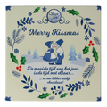 Voor Jou! Wensreep Delftsblauw Kerst merry kissmas 90 Gram