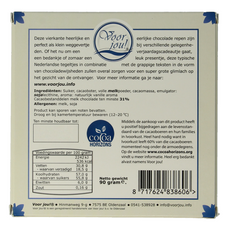 Voor Jou! Wensreep Delftsblauw Kerst merry kissmas 90 Gram