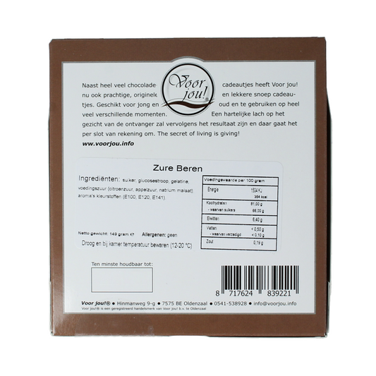 Voor Jou! Een dikke knuffel 149 Gram