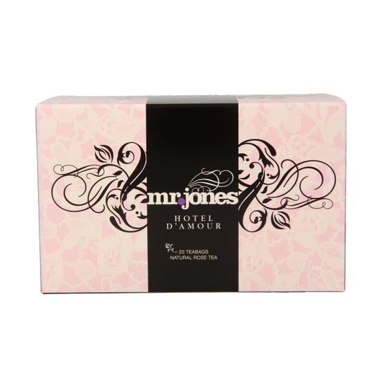 Mr. Jones Hotel d amour rozen thee bio 20 Zakjes