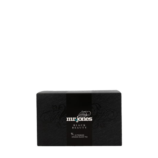 Mr. Jones Black beauty zwarte thee bio 20 Zakjes