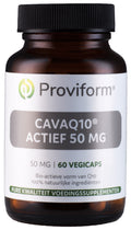 Proviform CavaQ10 actief 50mg 60 Vegetarische capsules