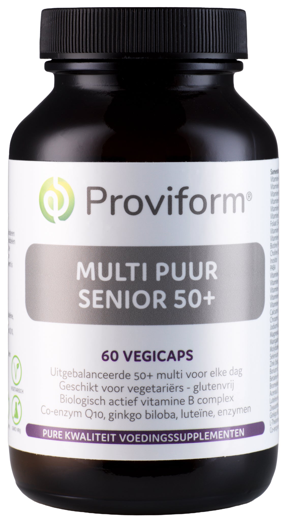 Proviform Multi puur senior 50+ 60 Vegetarische capsules
