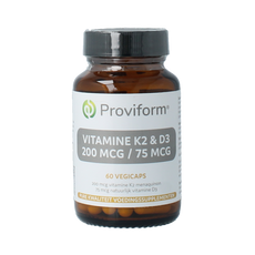 Proviform Vitamine K2 200mcg & D3 75mcg 60 Vegetarische capsules