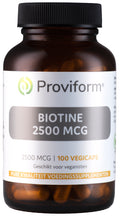 Proviform Biotine 2500mcg 100 Vegetarische capsules