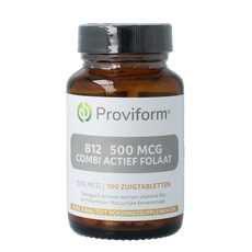 Proviform Vitamine B12 500mcg combi actief folaat 100.00 Zuigtabletten