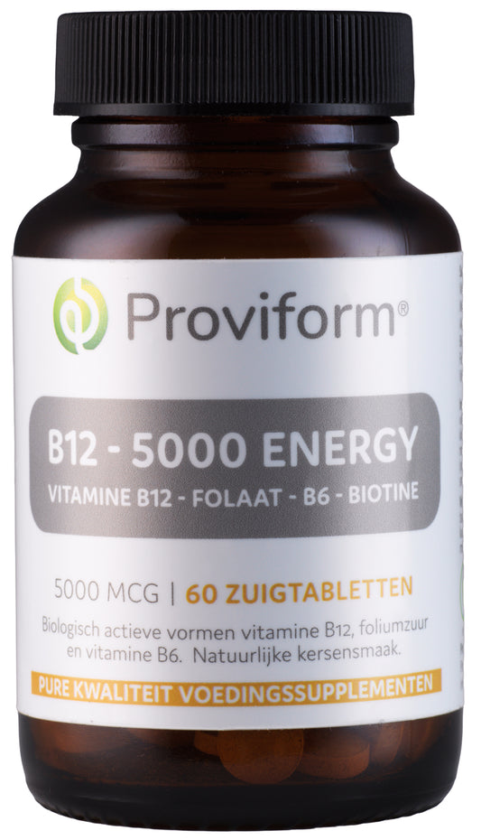 Proviform Vitamine B12 5000mcg energy 60 Zuigtabletten