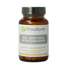 Proviform Vitamine B12 5000mcg methylcobalamine 60.00 Zuigtabletten