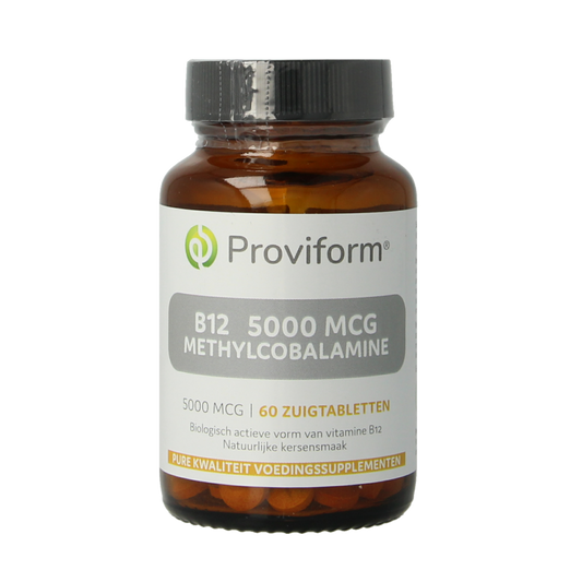Proviform Vitamine B12 5000mcg methylcobalamine 60 Zuigtabletten