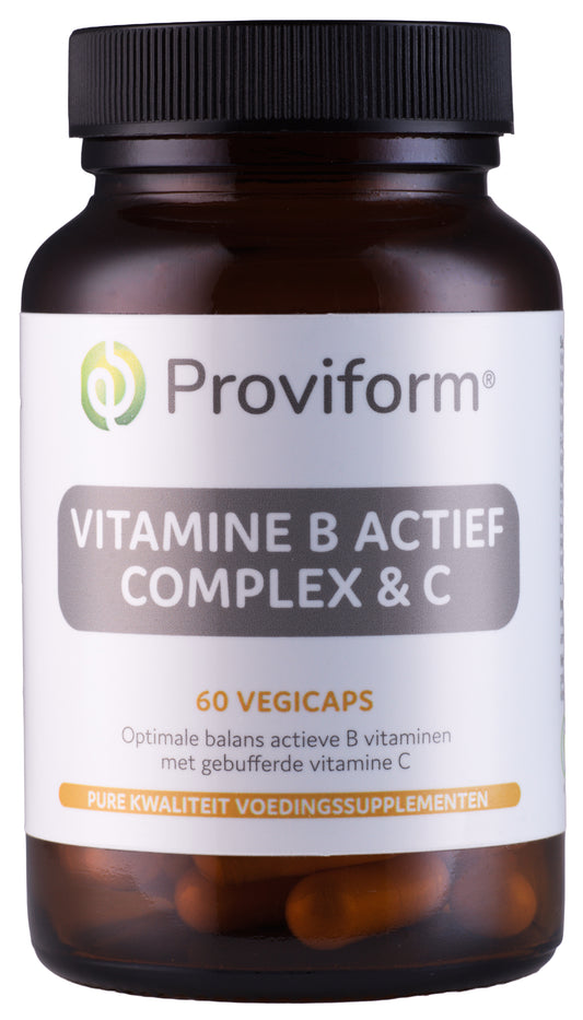 Proviform Vitamine B actief complex & C 60 Vegetarische capsules