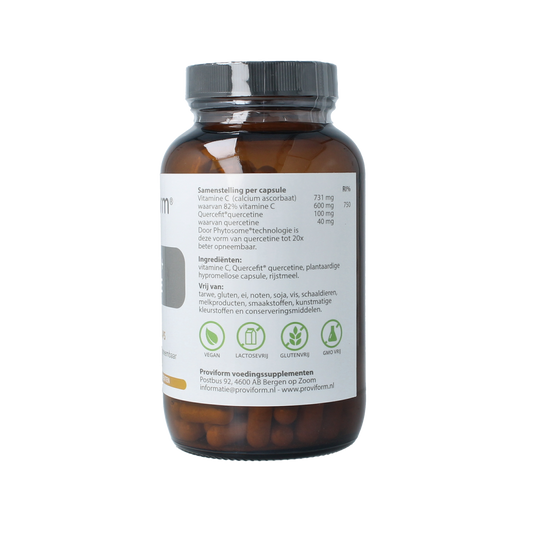 Proviform Vitamine C & quercetine phyto 180.00 Vegetarische capsules