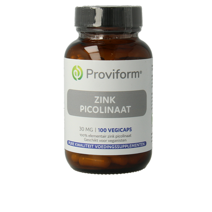 Proviform Zink picolinaat 30mg 100.00 Vegetarische capsules