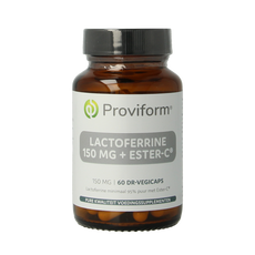 Proviform Lactoferrine puur 150mg + ester C 60.00 Vegetarische capsules