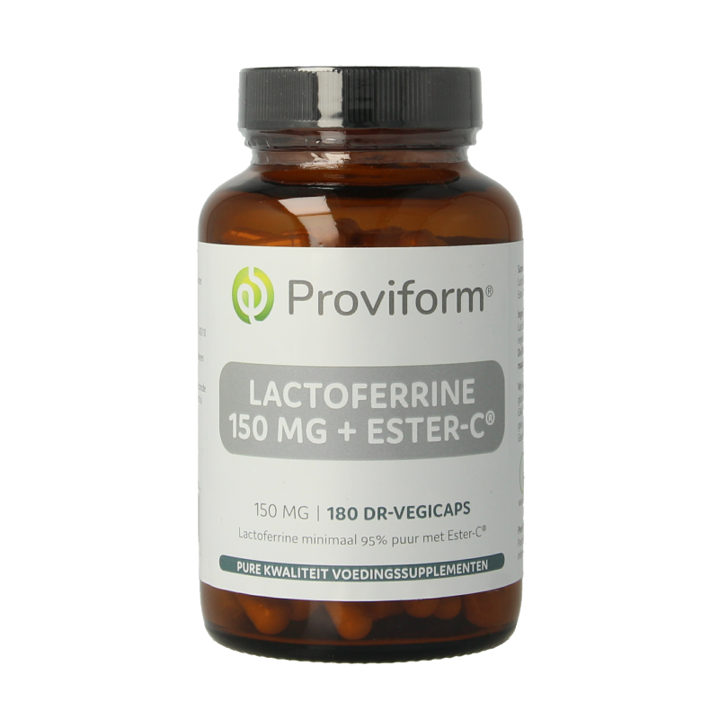 Proviform Lactoferrine puur 150mg + ester C 180 Vegetarische capsules