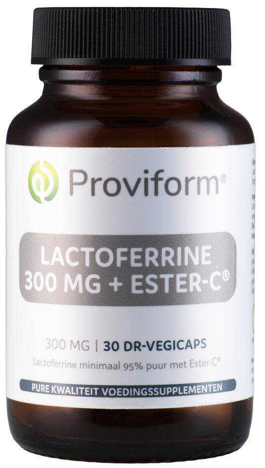 Proviform Lactoferrine puur 300mg + ester C 30 Vegetarische capsules