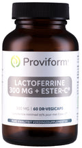 Proviform Lactoferrine puur 300mg + ester C 60 Vegetarische capsules