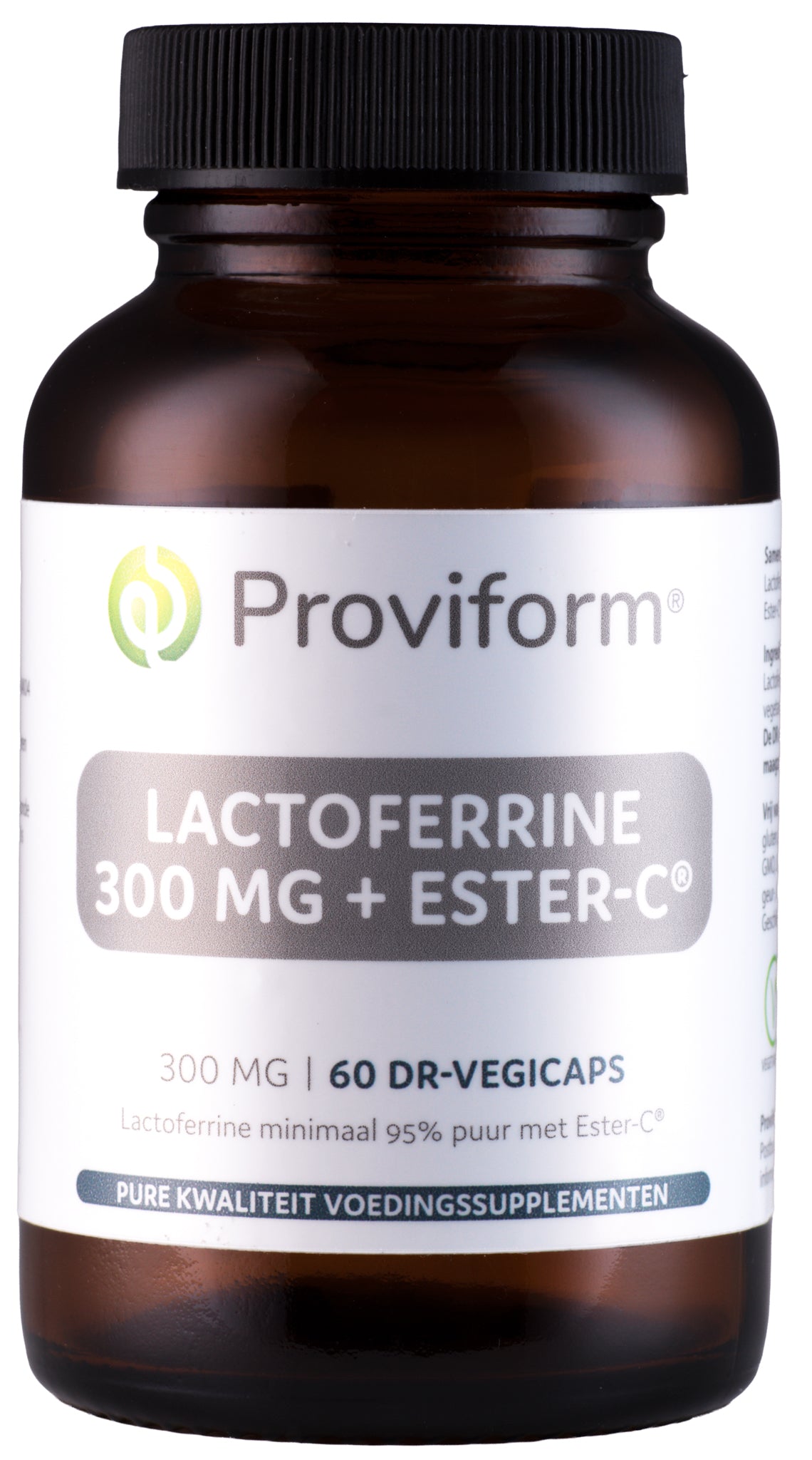 Proviform Lactoferrine puur 300mg + ester C 60 Vegetarische capsules
