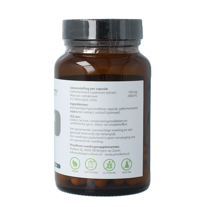 Proviform Nattokinase 100mg 2000 FU 90.00 Vegetarische capsules