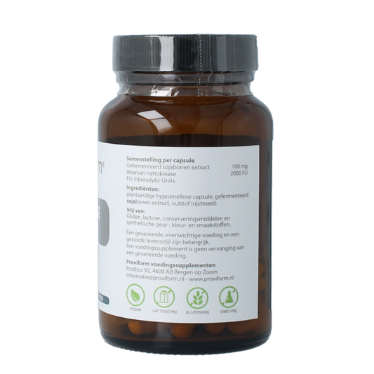 Proviform Nattokinase 100mg 2000 FU 90.00 Vegetarische capsules