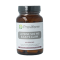 Proviform L-Lysine 500mg & cats claw 60 Vegetarische capsules