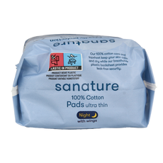 Sanature Maandverband ultra night 10.00 Stuks