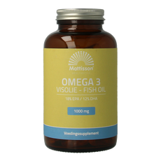 Mattisson Omega 3 visolie 18% EPA 12% DHA 1000mg 120 Capsules