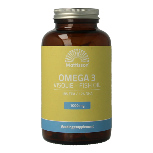 Mattisson Omega 3 visolie 18% EPA 12% DHA 1000mg 120 Capsules