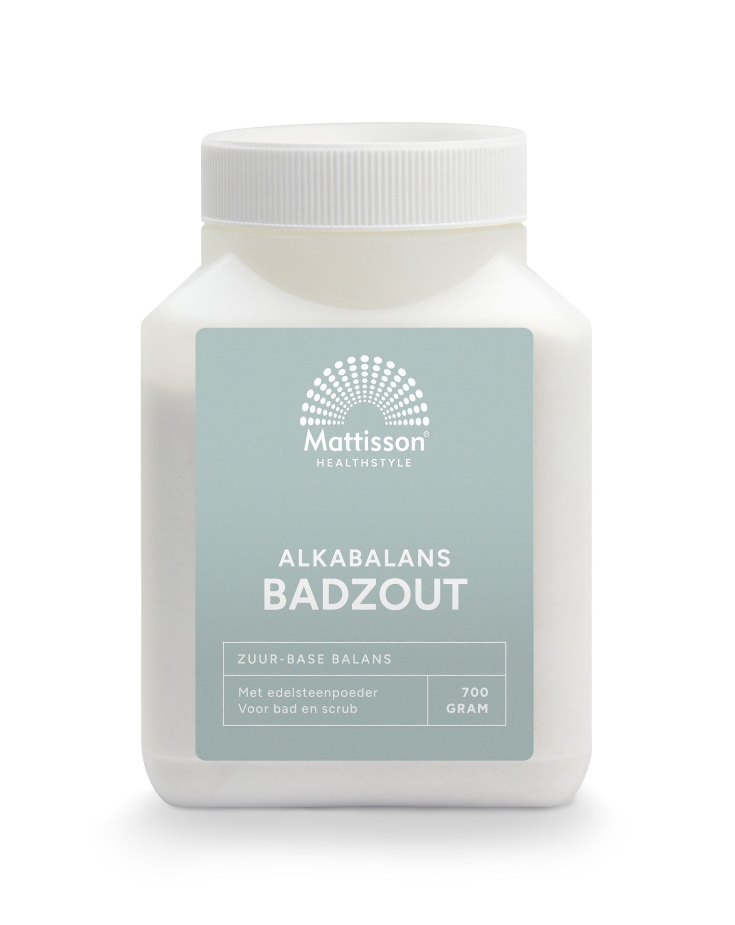 Mattisson Alkabalans zuur base badzout PH 8.0 700 Gram