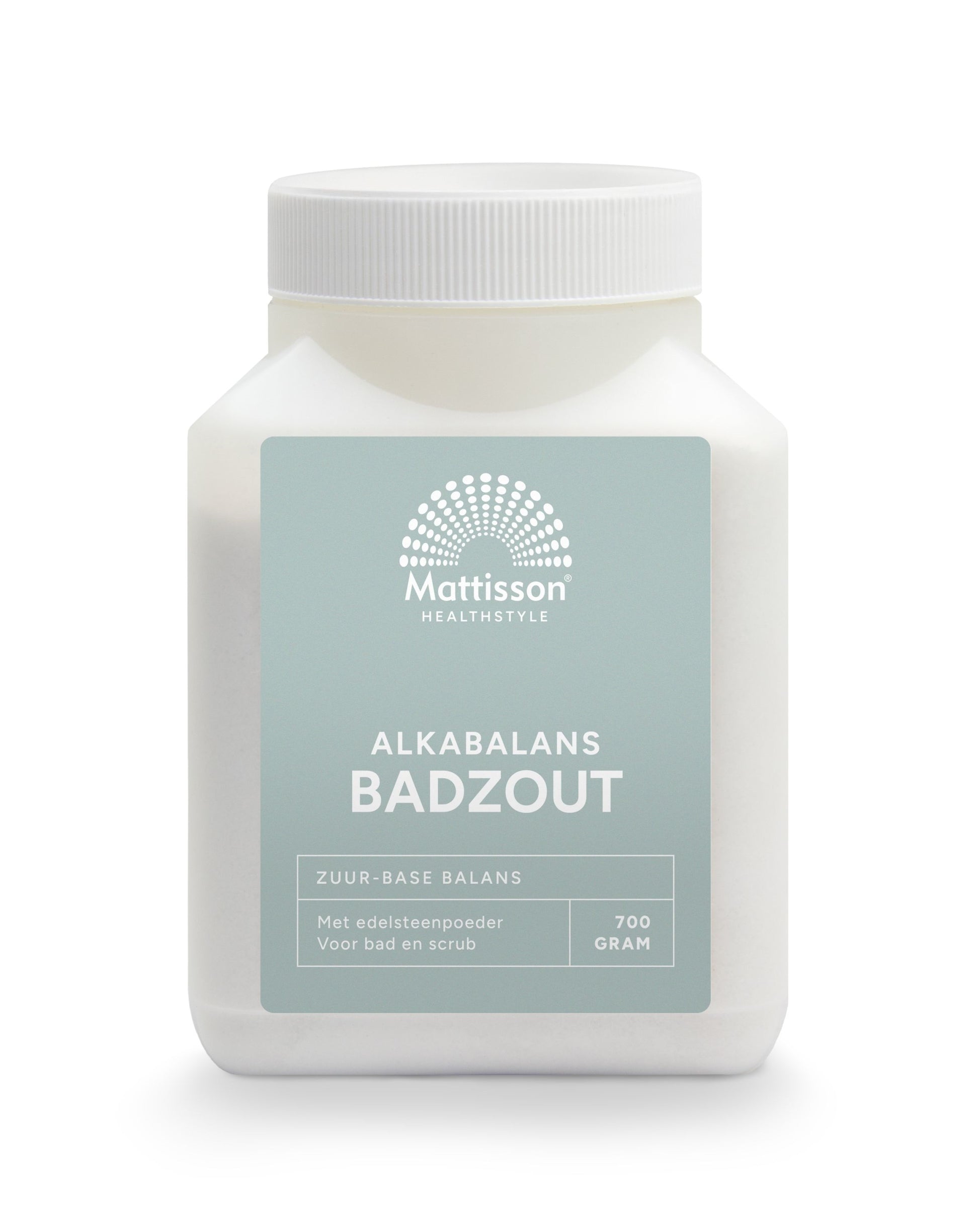 Mattisson Alkabalans zuur base badzout PH 8.0 700 Gram
