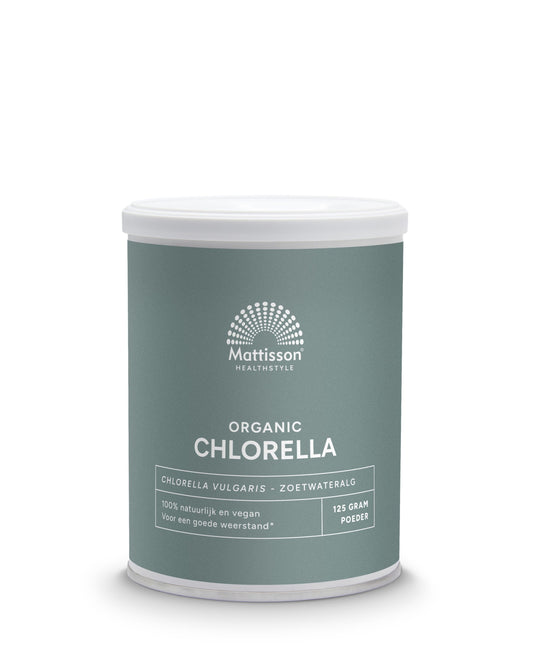 Mattisson Chlorella poeder bio 125.00 Gram