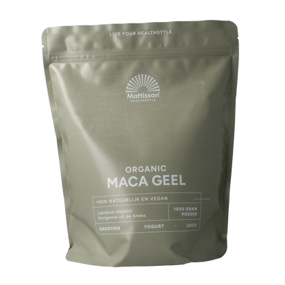 Mattisson Maca poeder bio 1.00 Kilogram