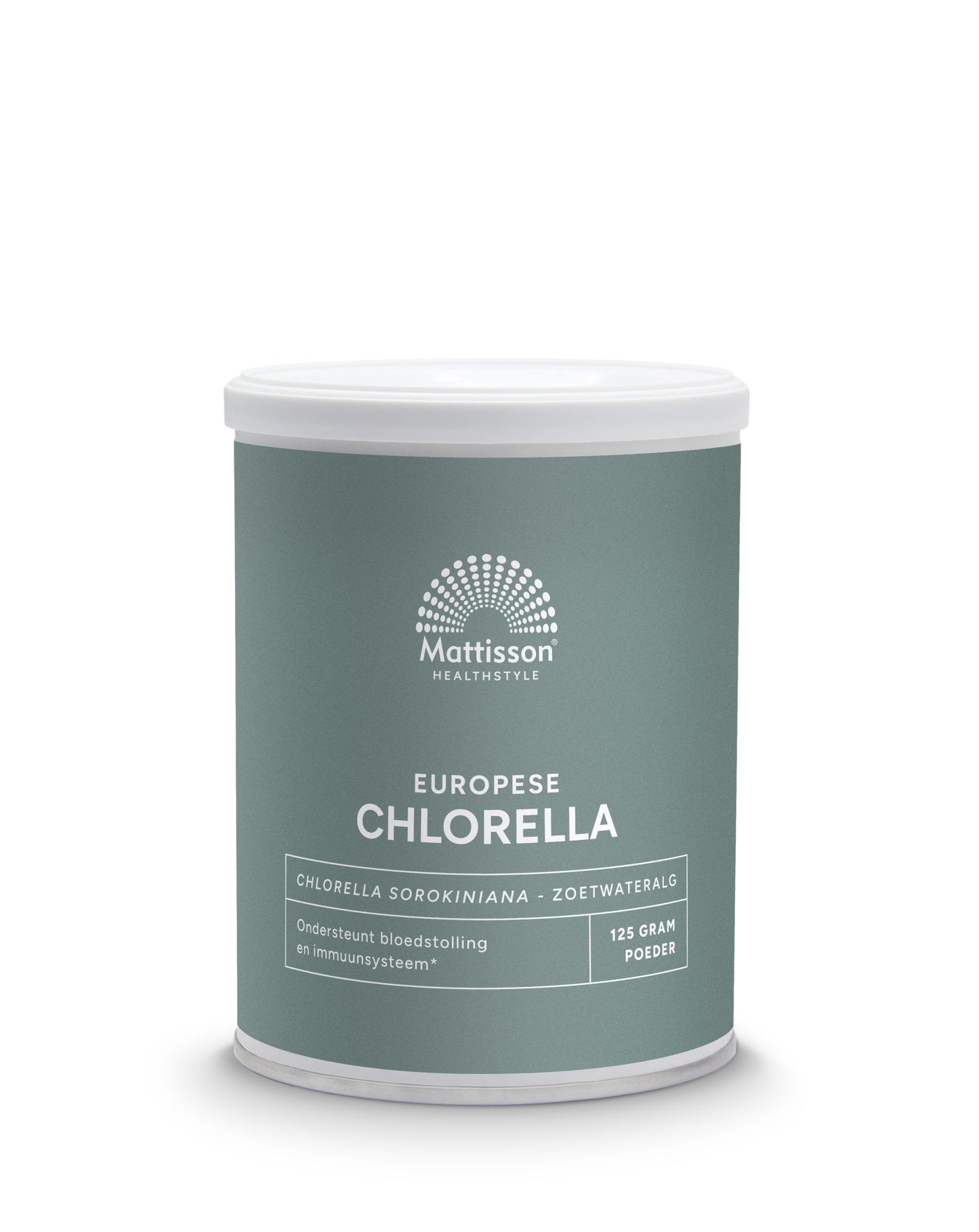 Mattisson Chlorella poeder Europees 125 Gram