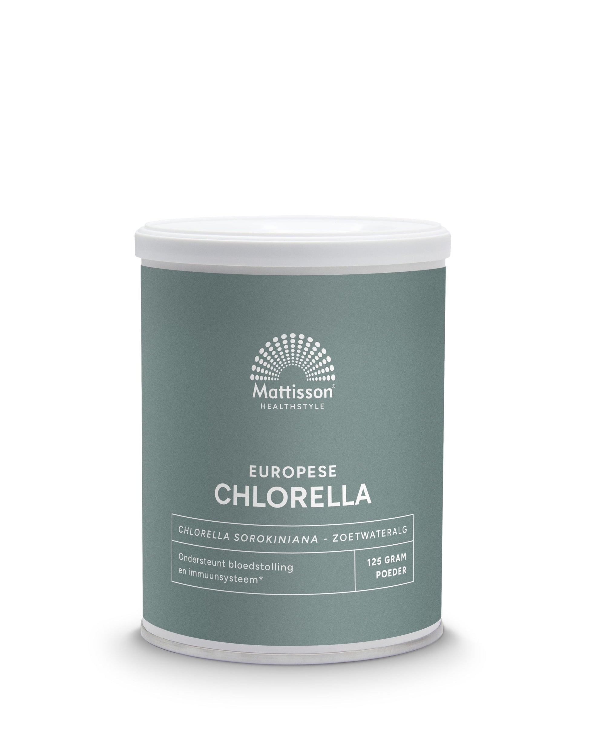 Mattisson Chlorella poeder Europees 125 Gram