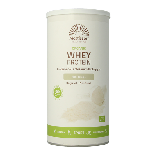 Mattisson Wei whey proteine naturel 80% bio 450 Gram