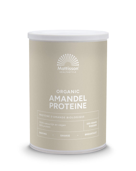 Mattisson Amandel proteine 50% vegan bio 350 Gram