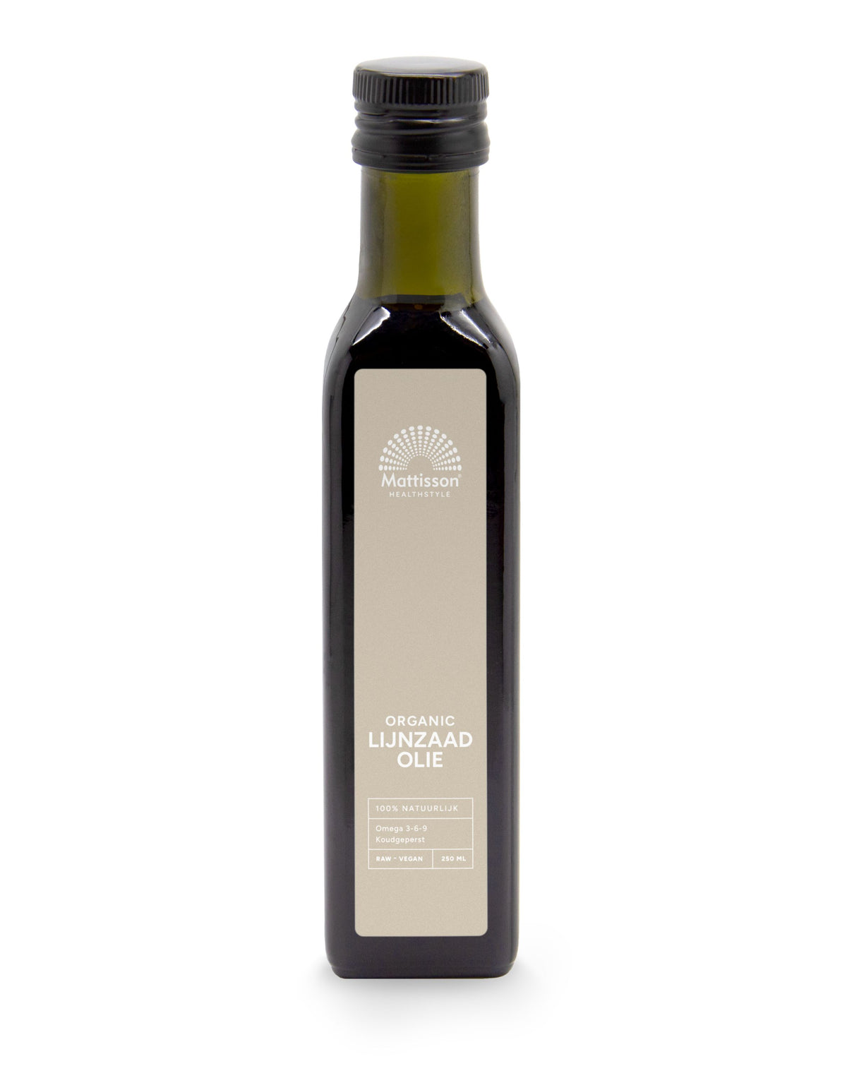Mattisson Lijnzaadolie koudgeperst bio 250.00 Milliliter